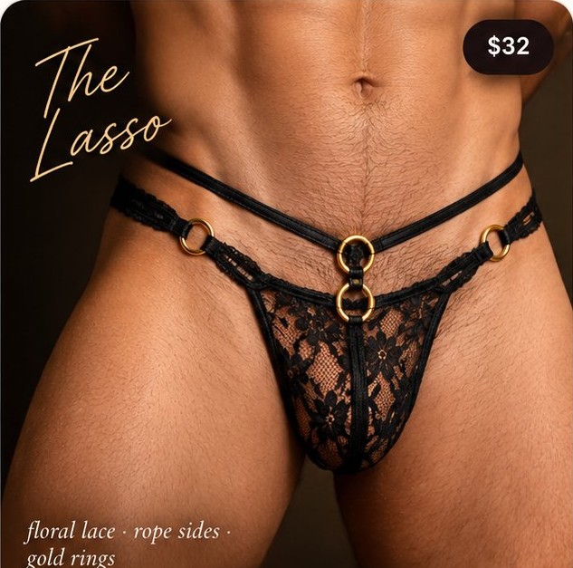 The Lasso for men — mock-up photo